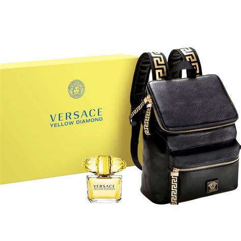 versace cologne gift set backpack|versace gift set with backpack.